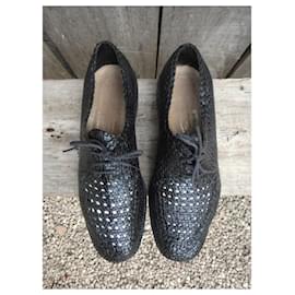 J.M. WESTON-Lace ups-Black