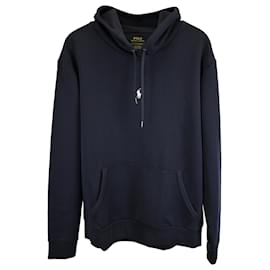 Polo Ralph Lauren-Polo Ralph Lauren Central Player Logo Hoodie In Navy Blue Cotton-Blue,Navy blue