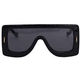 Gafas de sol Loewe LW401041 01A D-Frame en acetato negro Negro