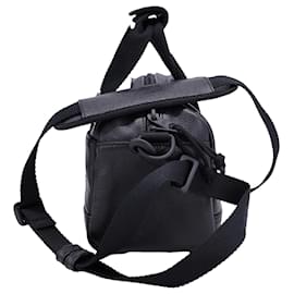 Balenciaga-Balenciaga Explorer Small Duffle Bag in Black Leather-Black
