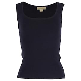 Michael Kors sale Collection Cashmere Sleeveless Sapphire Top XS