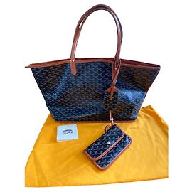 Goyard Anjou GM Schwarz Hellbraun