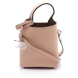 Tod's-Tod's Leather Handbag Pink XBWAPAT9000QRI2L07-Pink