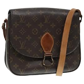 Louis Vuitton-LOUIS VUITTON Monogram Saint Cloud GM Shoulder Bag M51242 LV Auth 91677-Monogram