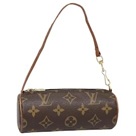 Louis Vuitton-LOUIS VUITTON Monogram Papillon Pouch LV Auth 91381-Monogram