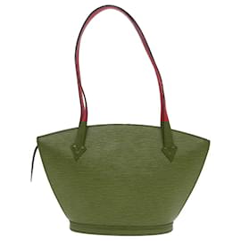 Louis Vuitton-LOUIS VUITTON Epi Saint Jacques Poignees Long Hand Bag Red M52337 LV Auth 90145-Red