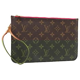 Louis Vuitton-LOUIS VUITTON Monogram Neverfull MM Pouch Accessory Pouch LV Auth 90074-Monogram