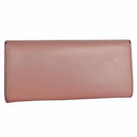 Fendi-Fendi Long Wallet in Pink Beige-Beige