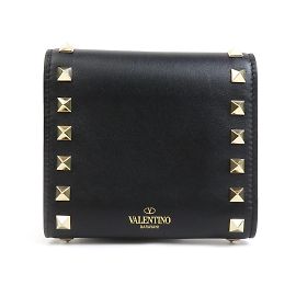 Valentino Garavani Tri-fold Wallet Black