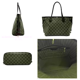 Louis Vuitton-Bolsa Louis Vuitton Damier Neverfull PM-Damier ebene