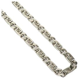 Fendi Silbermetall-Halskette Silber