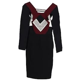 Roland Mouret-Roland Mouret 2015 Knee Length Dress in Black Polyester-Black