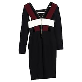 Roland Mouret-Roland Mouret 2015 Knee Length Dress in Black Polyester-Black