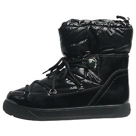 Moncler Schwarze, gesteppte Thermo-Skistiefel - Größe EU 39 Schwarz