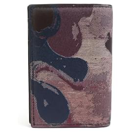Christian Dior-Christian Dior Multicolor Leather Card Case-Multiple colors