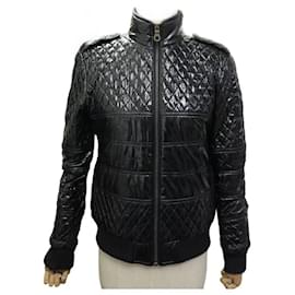 Chanel-CHANEL JACKET QUILTED DOWN COAT P42148V30578 S 36 COAT JACKET-Black