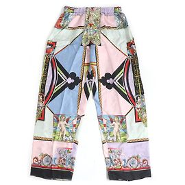 Pantaloni da pigiama in seta Angel Versace Multicolore Multicolore