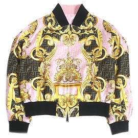 Fendi Versace FENDACE Blouson Pink 48 Pink