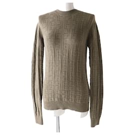 Hermès-Hermes Virgin Wool Loungewear Knit 36-Khaki