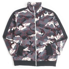 Valentino Camouflage VLTN Logo Track Jacket Brown