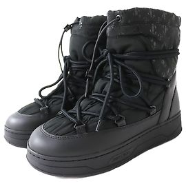 Jimmy Choo WANAKA Leather Snow Boots Black Black