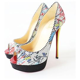 Christian Louboutin Peep Toe Pumps 36 1/2 Multiple colors