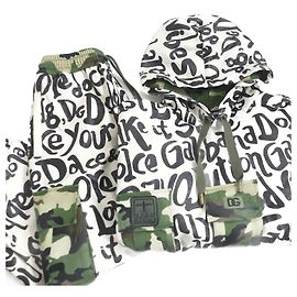 Conjunto de Moletom com Capuz e Calças com Estampa de Camuflagem Dolce & Gabbana Outro