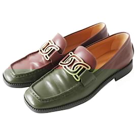 Tod's-TOD'S Gommino Leather Driving Shoes Brown-Other