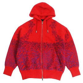 Rote Kapuzenjacke mit Givenchy-Logo S Rot