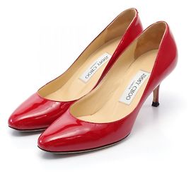 Jimmy Choo IRENA Patent Leather Pumps Red