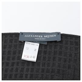 Alexander Mcqueen-Alexander McQueen Wool Silk Scarf-Other