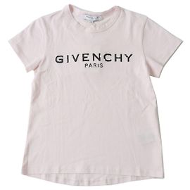 Camiseta de algodón con logo Givenchy Kids talla 10 Rosa