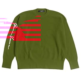 Versace-Versace Wool Sweater A85042 Red 40 Italy-Red