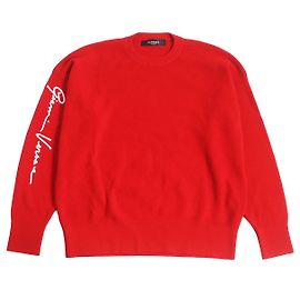 Versace Wollpullover A85042 Rot 40 Italien Rot