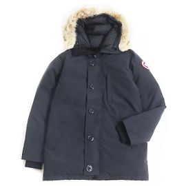 Canada Goose JASPER Jaqueta de down com capuz de pele XS Azul marinho