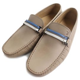 Chaussures de conduite en cuir rayées avec logo Tod's 8A Autre