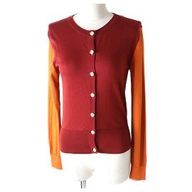 Dolce & Gabbana Silk Cardigan with Pearl Logo Button Multiple colors