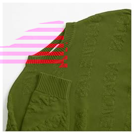 Balenciaga-Balenciaga Logo Oversized Pullover Sweater Red XS-Red