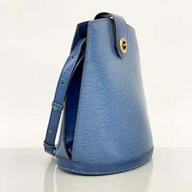 Louis Vuitton-Louis Vuitton Epi Cluny Shoulder Bag-Blue