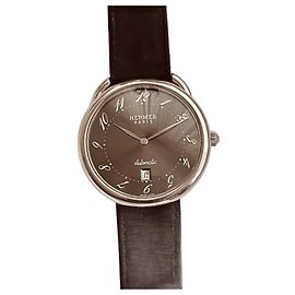 Reloj Hermès Arceau GM Automático Acero Gris Oscuro Gris antracita