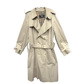 Burberry Cappotti da Uomo Beige