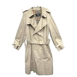 Burberry-Men Coats Outerwear-Beige