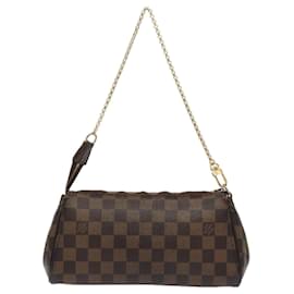 Louis Vuitton-LOUIS VUITTON Damier Ebene Eva Shoulder Bag 2way N55213 LV Auth 90415-Other