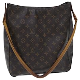 Louis Vuitton-LOUIS VUITTON Monogram Looping GM Shoulder Bag M51145 LV Auth bs18194-Monogram
