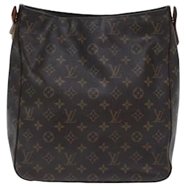Louis Vuitton-LOUIS VUITTON Monogram Looping GM Shoulder Bag M51145 LV Auth bs18194-Monogram