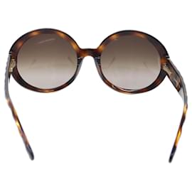 Christian Dior-Christian Dior Sunglasses Plastic Brown Gold Auth yk15068-Brown,Golden