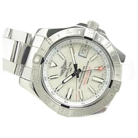 Breitling-BREITLING AvengerII GMT MOP Dial A3239011/A809 Mens-Silvery