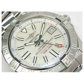 Breitling-BREITLING AvengerII GMT MOP Dial A3239011/A809 Mens-Silvery