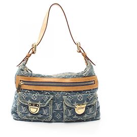 Borsa a Spalla Louis Vuitton Monogram Denim Baggy PM Altro
