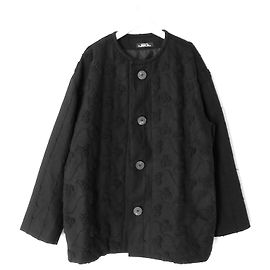 Issey Miyake Permanente Vintage Men Coffee Bean Short Coat Black
